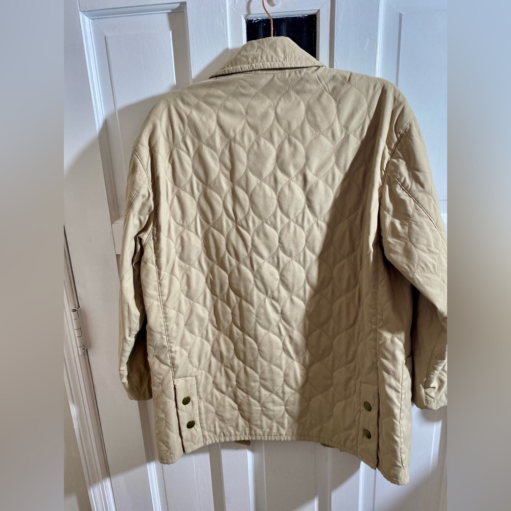 Gallery Quilted Beige Utility Jacket - Picture 4 of 8
